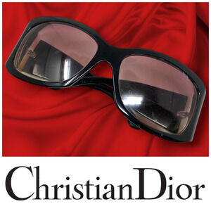 Y2K Christian Dior Diorrain 1 Sunglasses Italy Black Oversized PARTS REPAIR READ